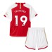 Arsenal Leandro Trossard #19 Hjemmedraktsett Barn 2023-24 Korte ermer (+ Korte bukser)